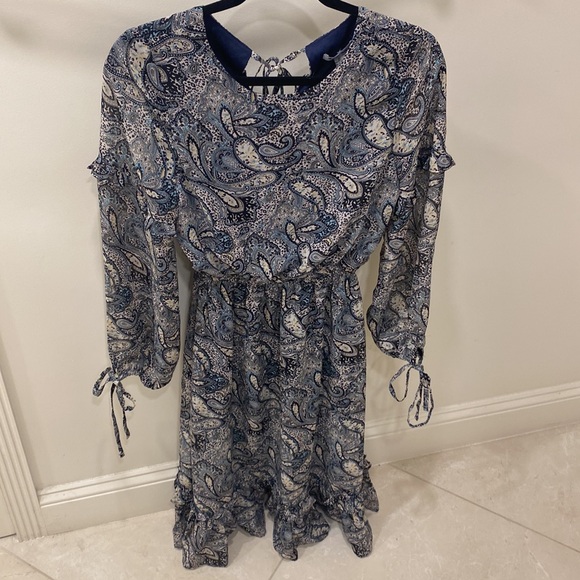 NWT Love Ady Women’s Mid-calf length patterned dress size small - Picture 8 of 11